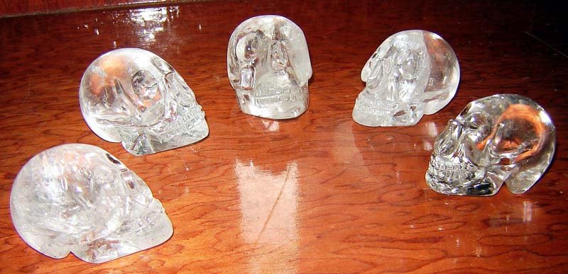 Crystal Skull 4cm 01