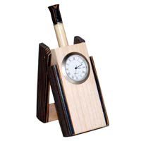 Pen Stand with Clock