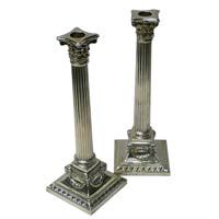 Silver Candle Stands