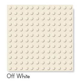 Dot Off white Vitrified Parking Tile