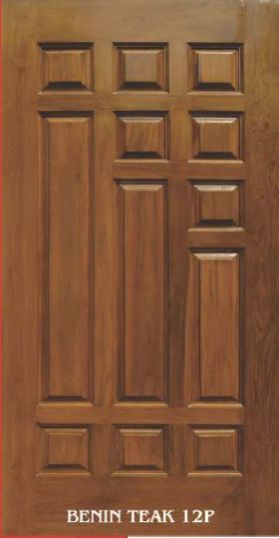 12P Teak Wood Door