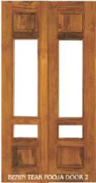 Pooja 2 Teak Wood Door