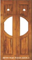 Pooja 3 Teak Wood Door