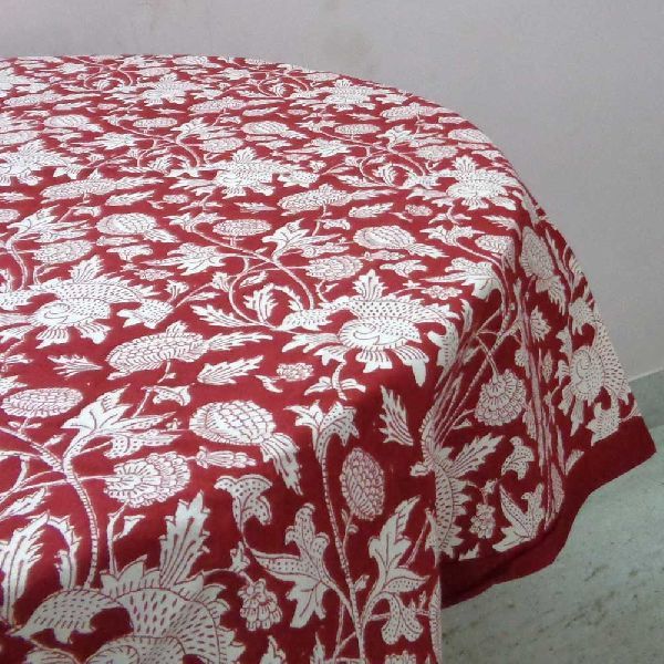 Round Tablecloth (TCLR180 Amarnath Red 2920)
