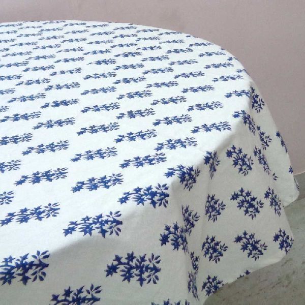 Round Tablecloth (TCLR180 Booti Blue 1451)