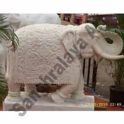 Marble Elephant Statue 19