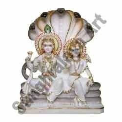Marble Lord Vishnu Statue 04
