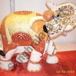 Marble Elephant Statue 15