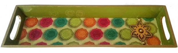 Hand Painted Wooden Tray 11