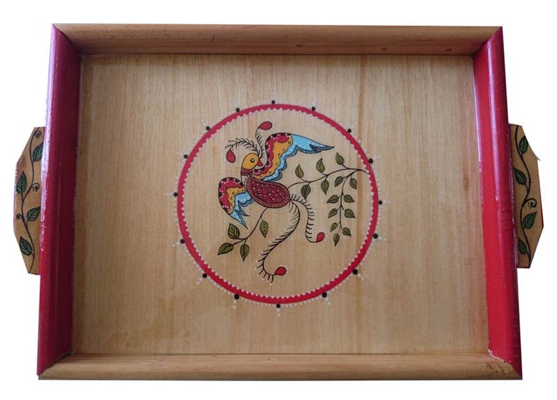 Hand Painted Wooden Trays 19