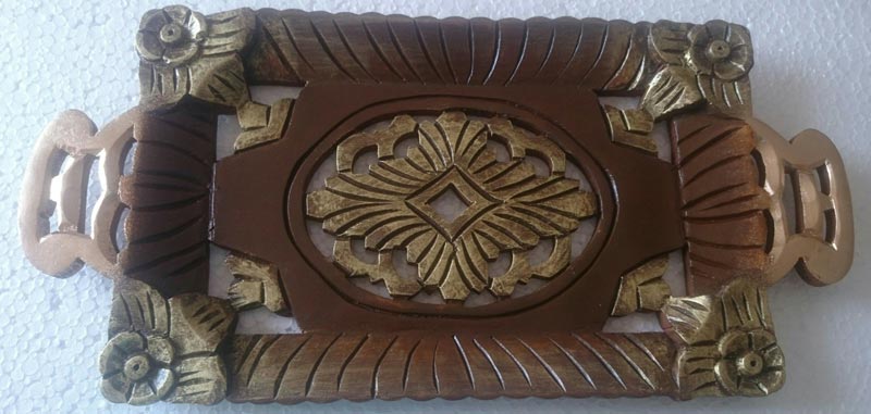 Hand Painted Wooden Trays 21