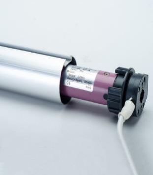 Tubular Curtain motor with  curtain Track  & remote, works on 230V AC supply