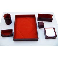 Leather Desktop Organizer 03