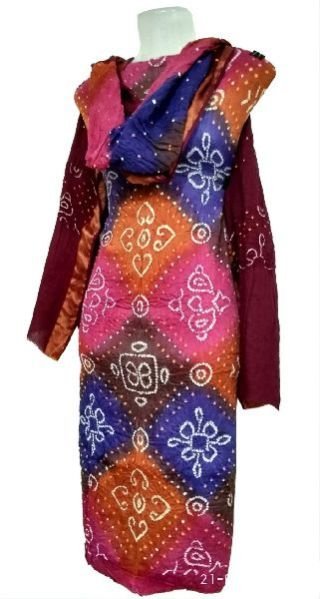 Dress Material Multi Bandhani 01