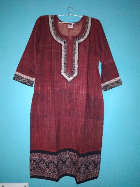 Kutchi Vegetable Print Kurti 04