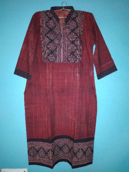 Kutchi Vegetable Print Kurti 06
