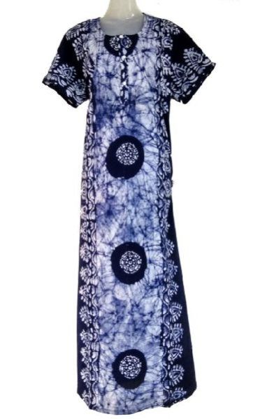 Nighty Cotton Gola Batik Single Colour
