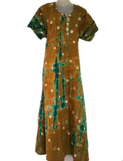 Nighty Cotton Navrang Bandhani