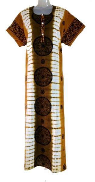Nighty Cotton Tie Dye Panel