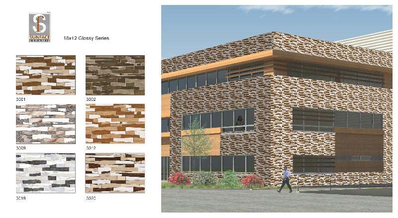 300 X 450 Glossy Elevation Series Tiles 01