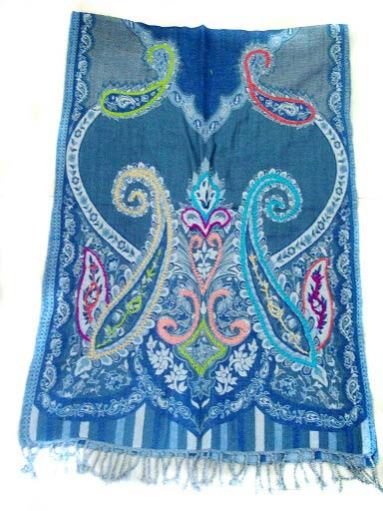Boiled Wool Embroidered Shawls 04