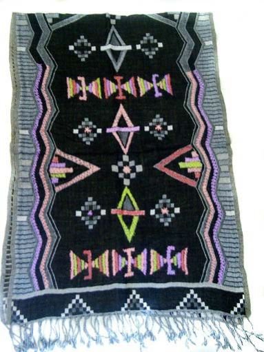 Boiled Wool Embroidered Shawls 05