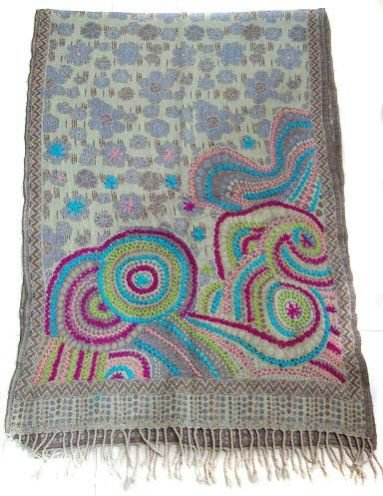 Boiled Wool Embroidered Shawls 06