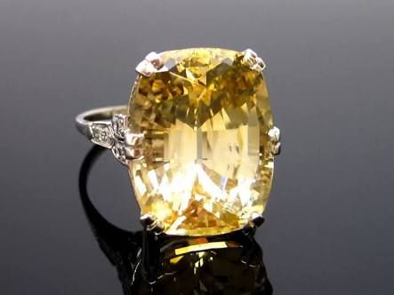 Yellow Sapphire Stone 02