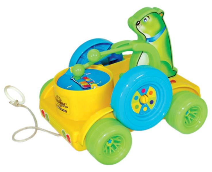Pull Along Musical Bear Drive