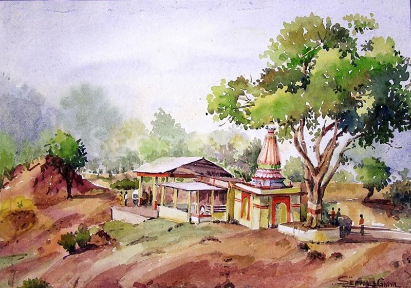 A Temple Painting