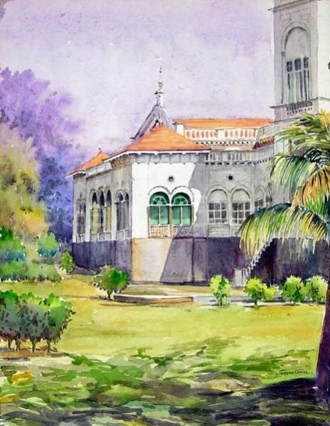 Aga khan Palace Pune Painting