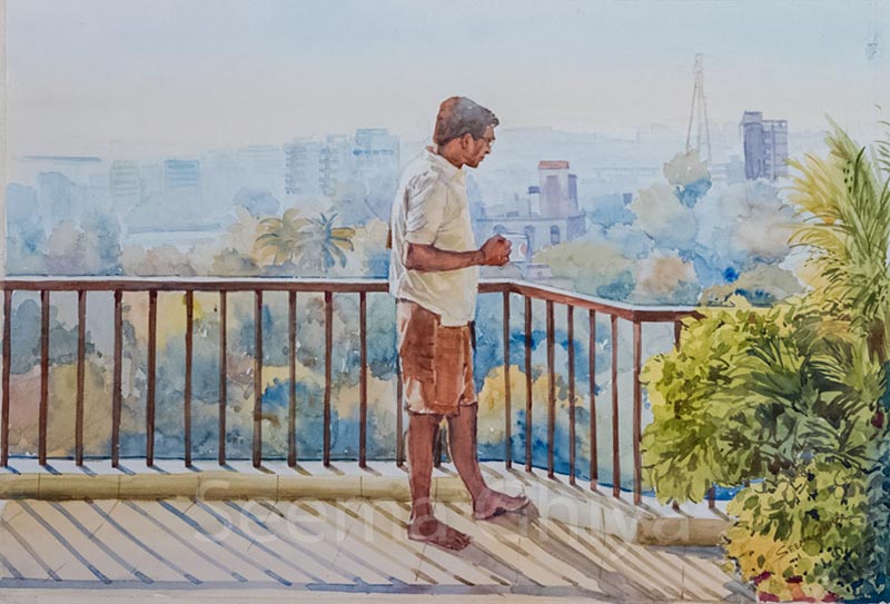 Morning Tea Painting