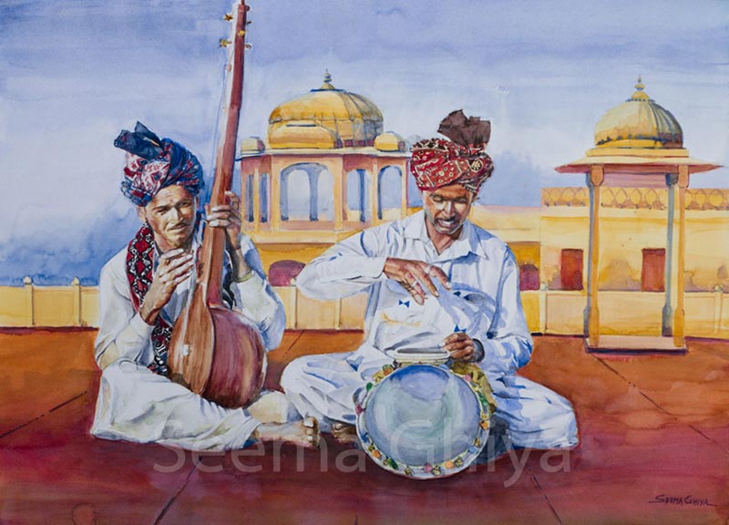 Musicians Painting