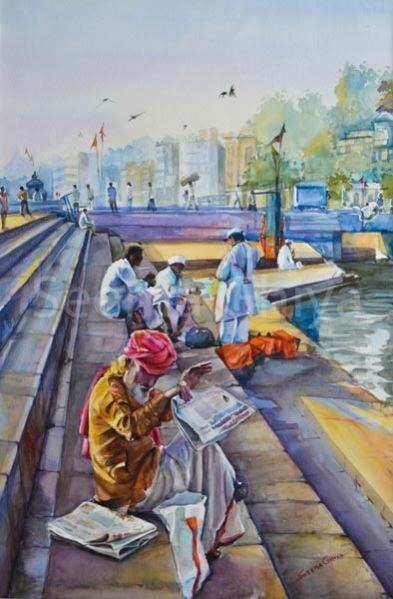 Nashik Ghat Painting