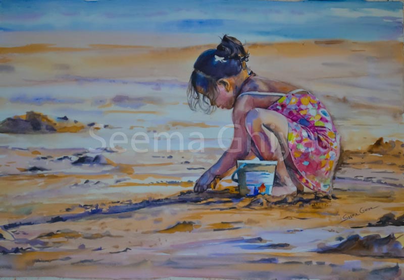 Sand Games Painting