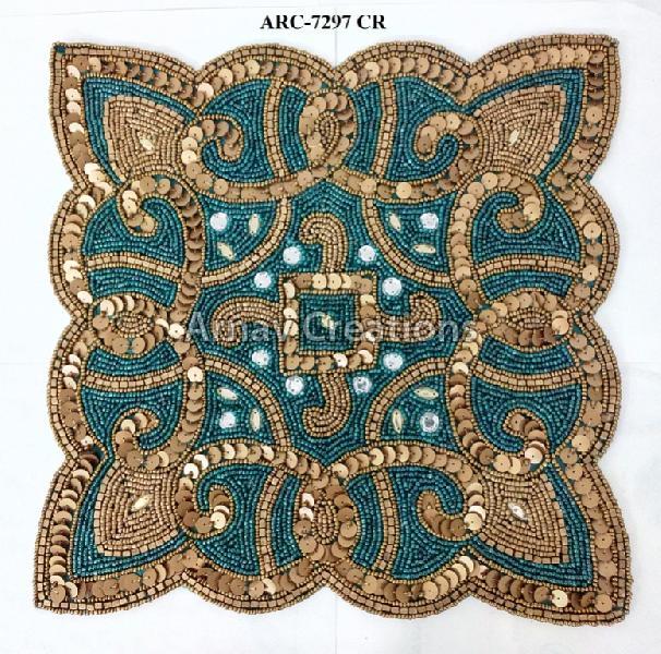 Beaded Coaster Mats (ARC-7297 CR)