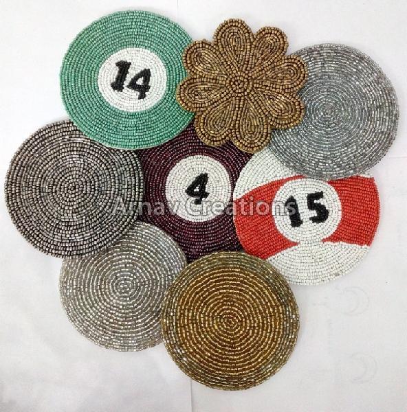 Beaded Coaster Mats (ARC-7303 B)