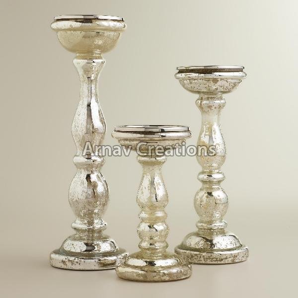 Glass Candle Holders (ARC-GL-945)