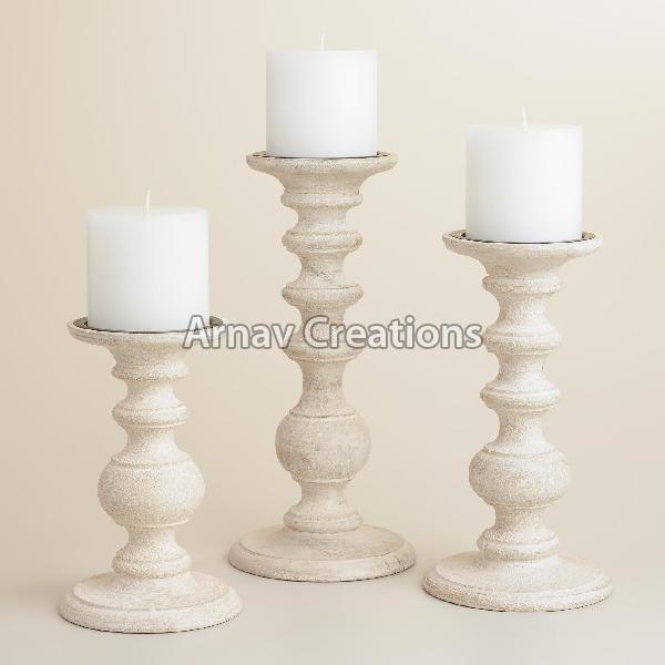 Wooden Candle Holders (ARC-WC-547)