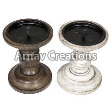 Wooden Candle Holders (ARC-WC-552)