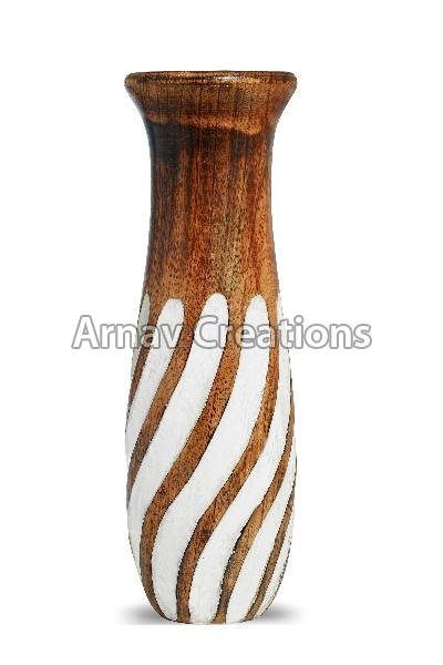 Wooden Flower Vases 04