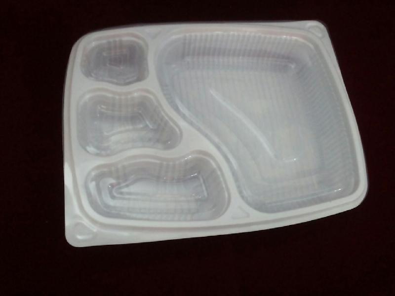 Disposable 4 Part Tray with lid