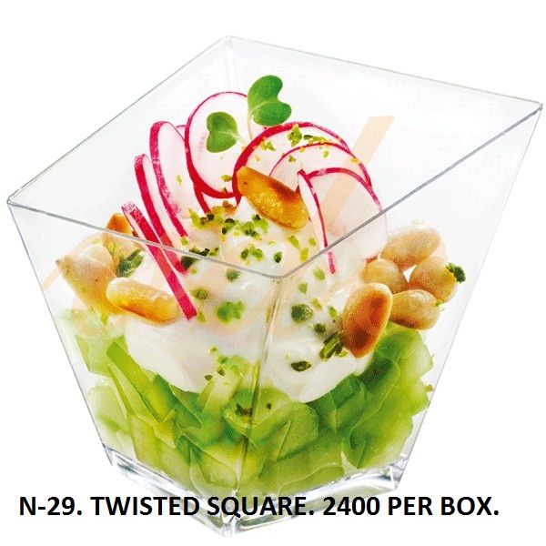 Twisted Square Bowl
