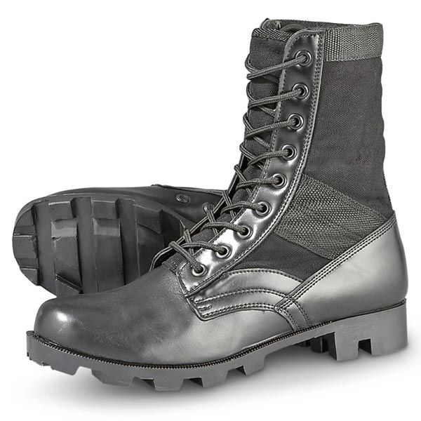 Leather Army Boots