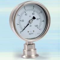 100mm Triclover Sealed Pressure Gauge
