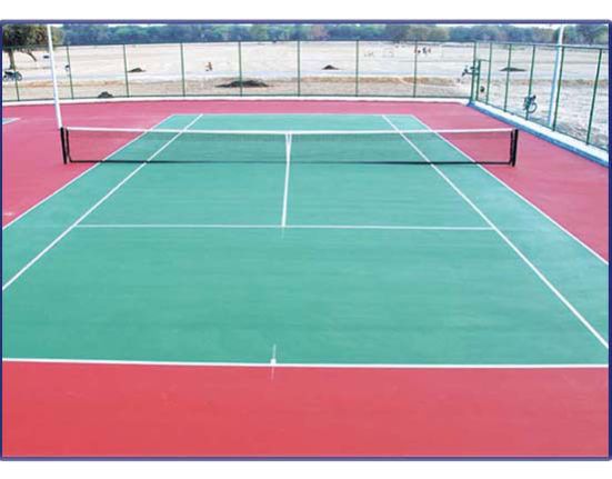 Synthetic Tennis Court