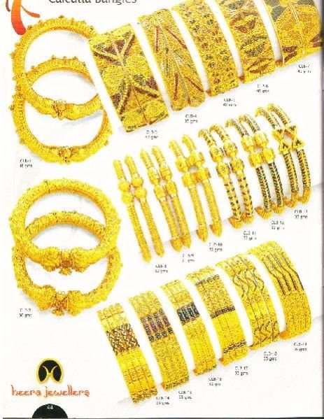 Gold Bangles 01