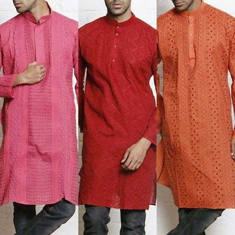Mens Chikan Kurta 01