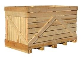 2,000 kg wooden crate