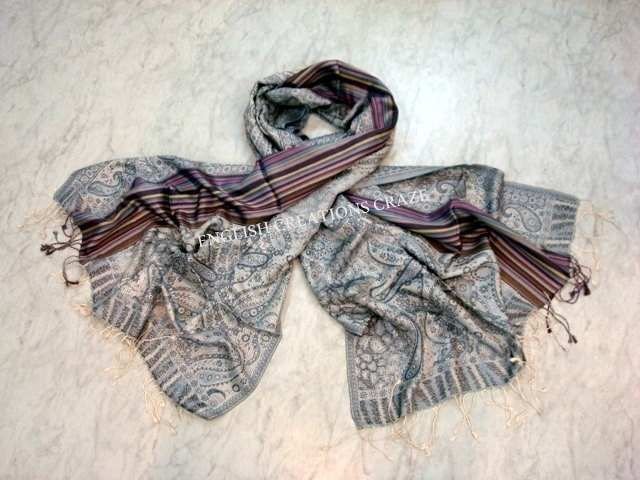 Silk Jacquard Scarf (EC-3591)